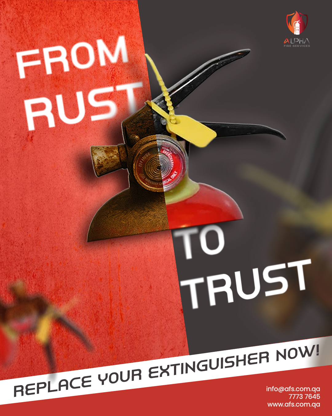 From Rust to Trust: Replace Your Fire Extinguisher in Qatar Today!